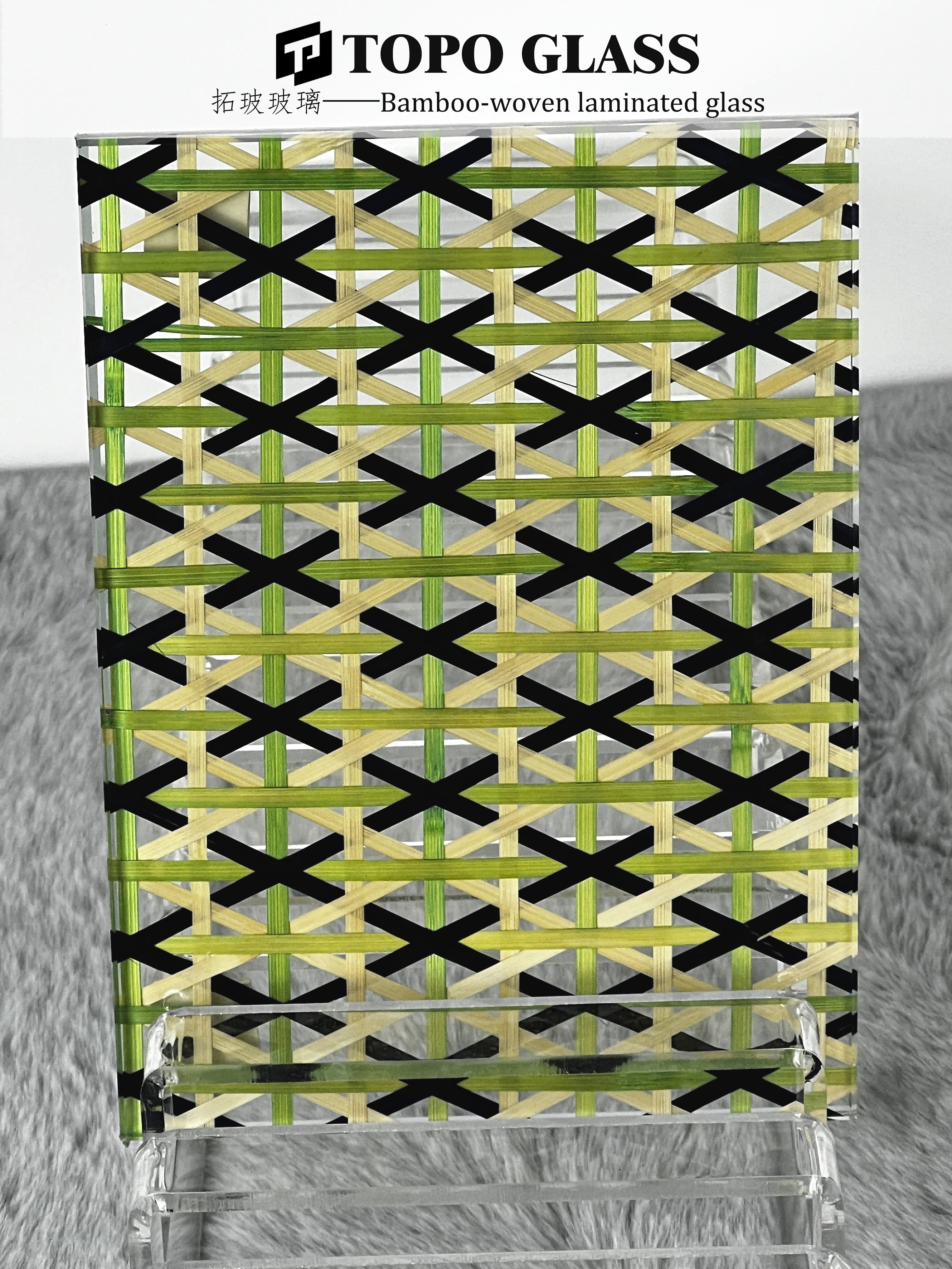 Bamboo Woven Laminated Glass (5) الخيزران المنسوجة الزجاج الرقائقي (5)