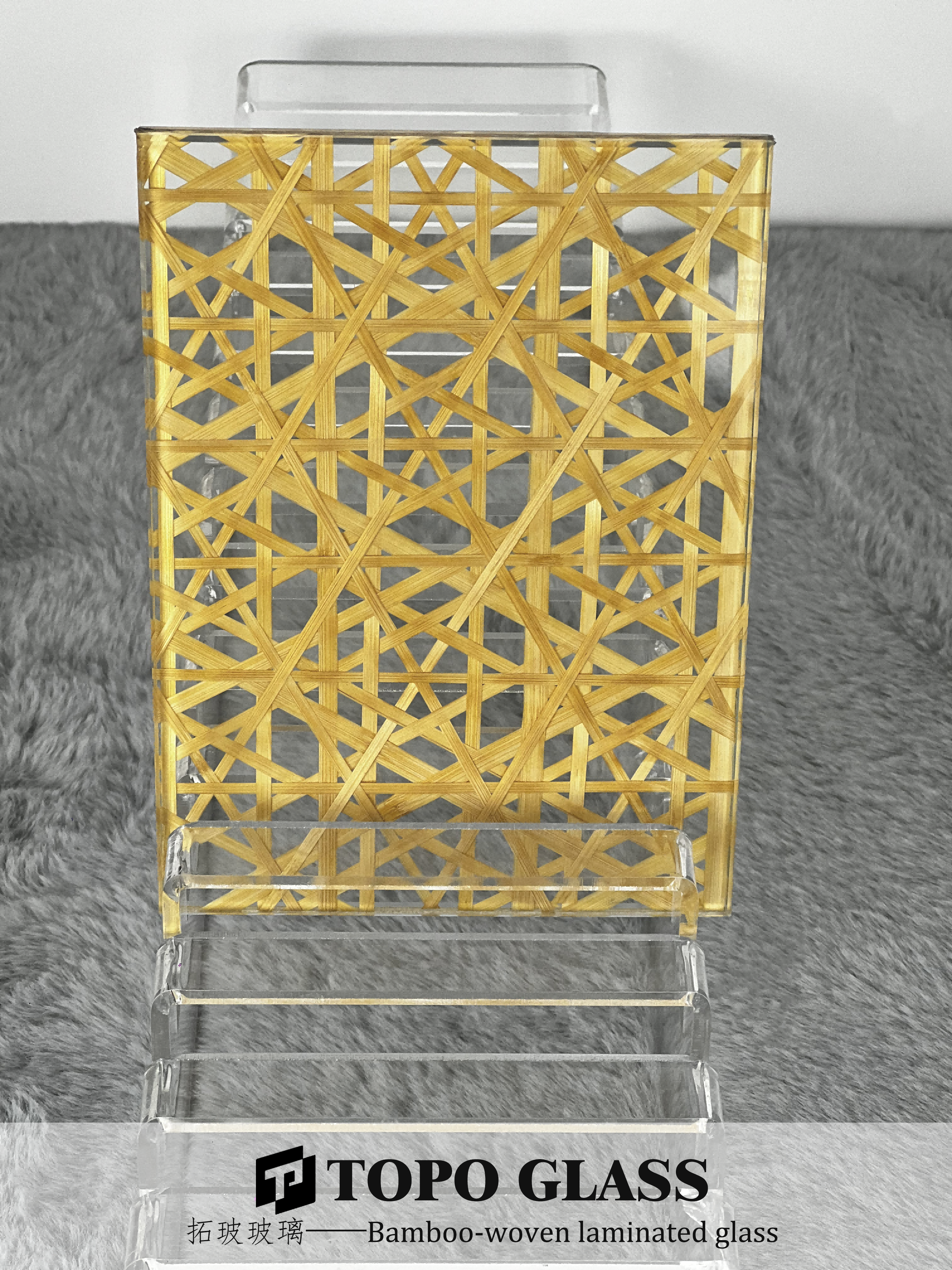 Bamboo Woven Laminated Glass (10) الخيزران المنسوجة الزجاج الرقائقي (10)