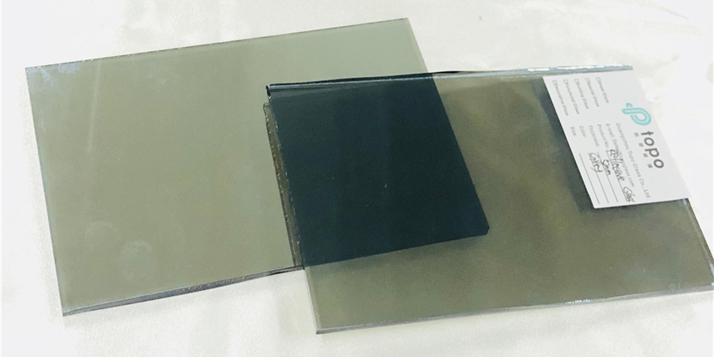 Gray Reflective Glass زجاج عاكس رمادي