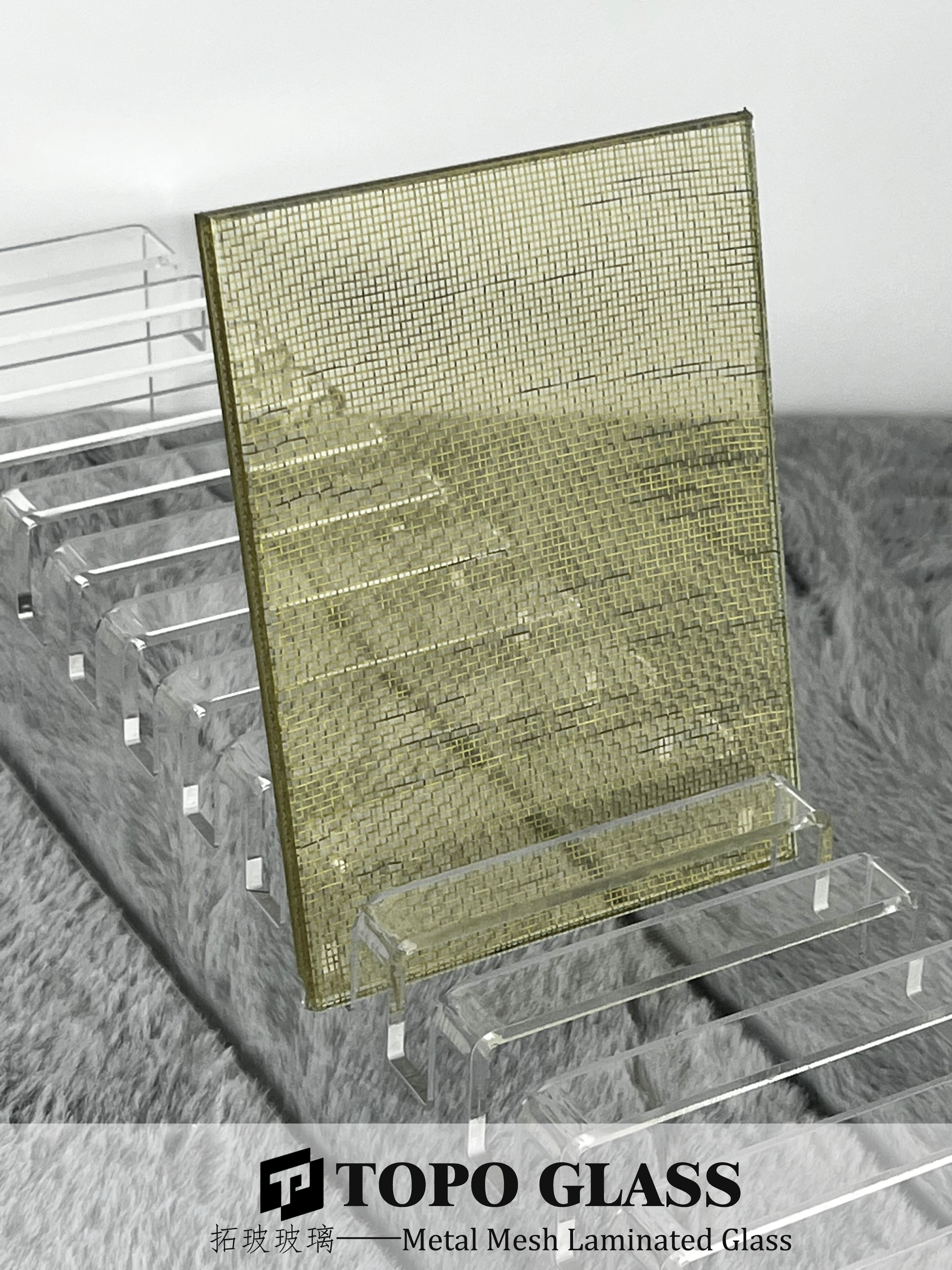 metal mesh laminated glass (7) شبكة معدنية مغلفة الزجاج (7)