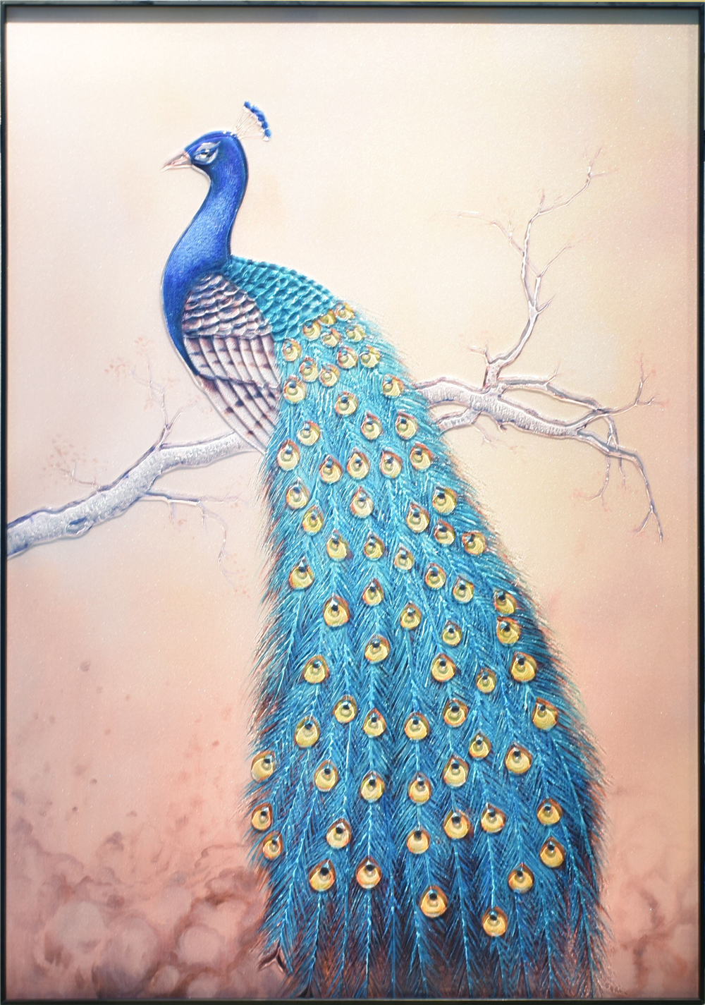Peacock Painting لوحة الطاووس