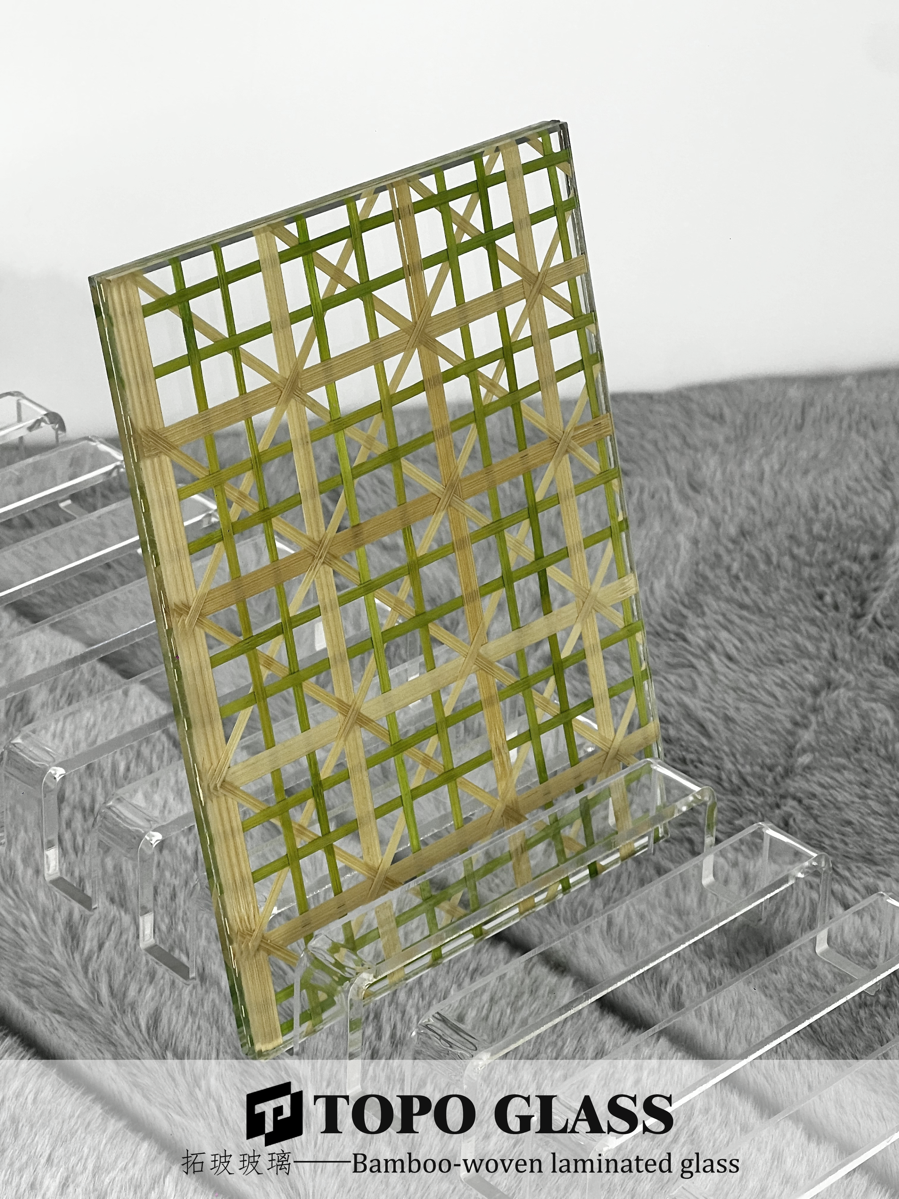 Bamboo Woven Laminated Glass (3) الزجاج الرقائقي المنسوج من الخيزران (3)