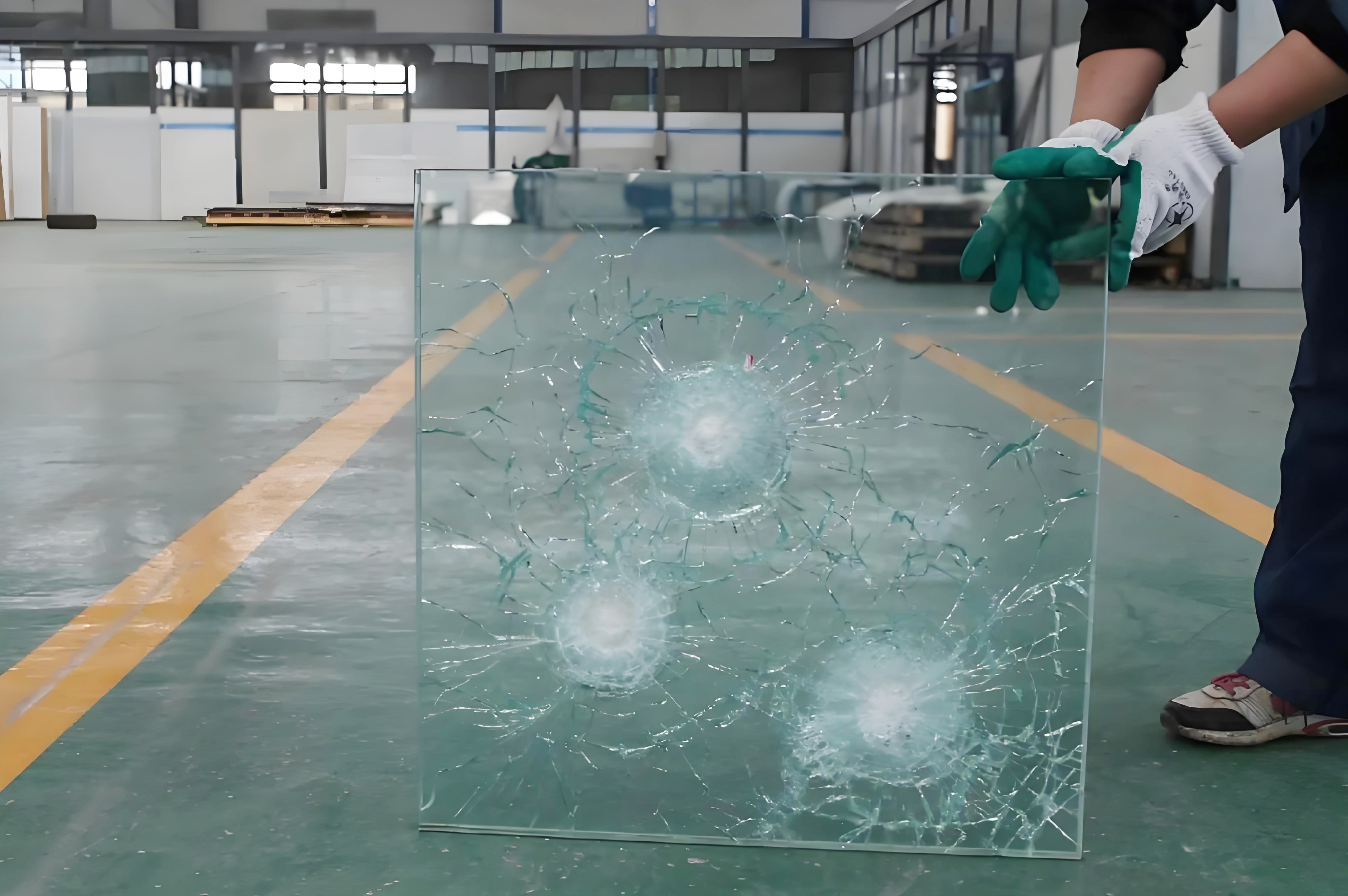 Laminated glass زجاج مضاد للرصاص 3