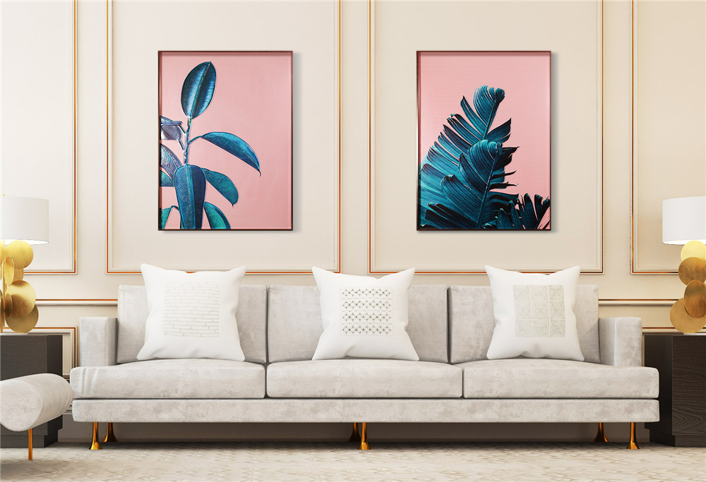 Green Plant Painting لوحة النباتات الخضراء