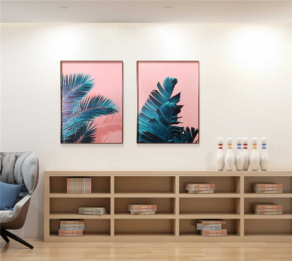 Green Plant Painting لوحة النباتات الخضراء