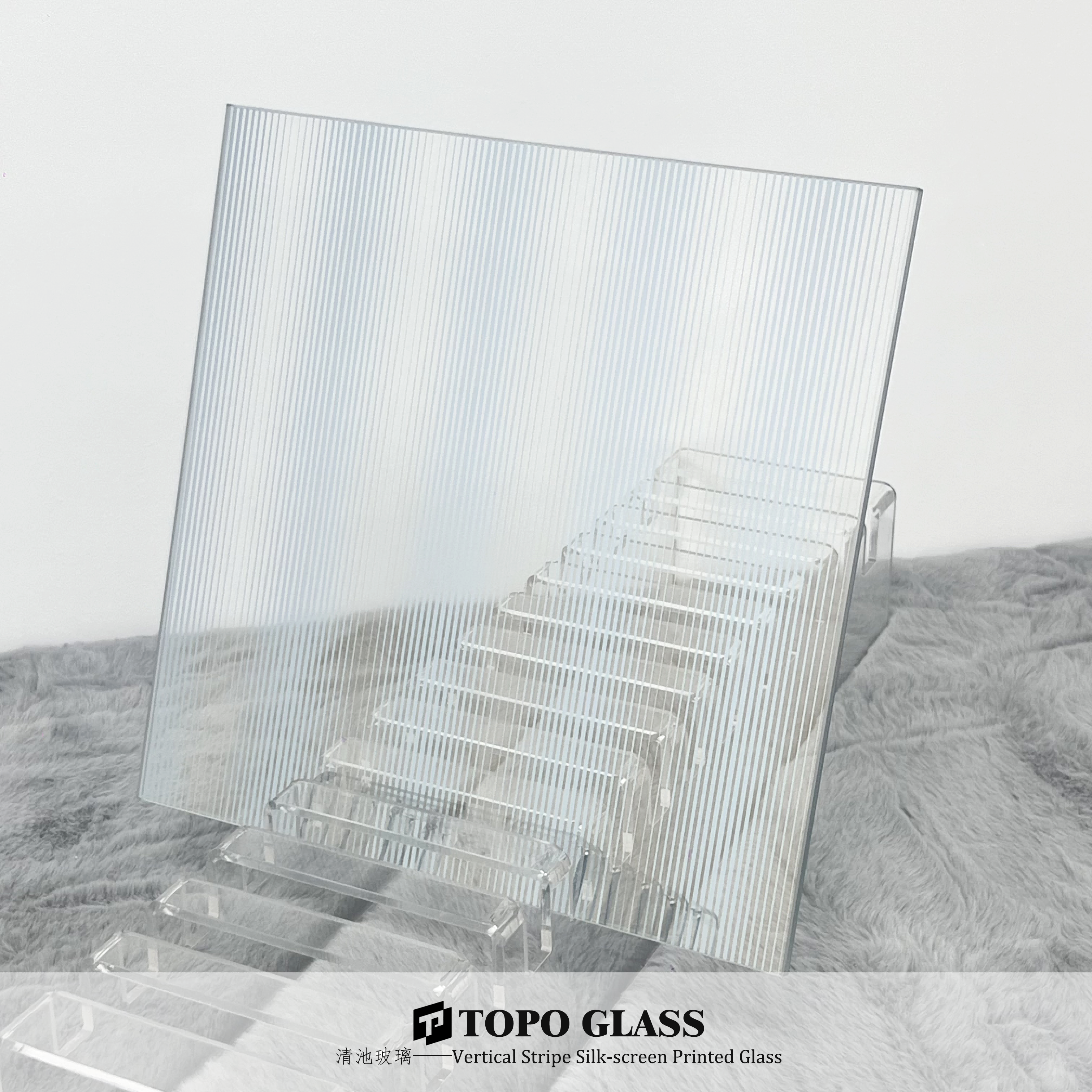 Silk Screen Vertical Pattern Glass (2) الشاشة الحريرية نمط الزجاج العمودي (2)