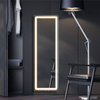 مرآة حمام مزخرفة مع مصباح LED